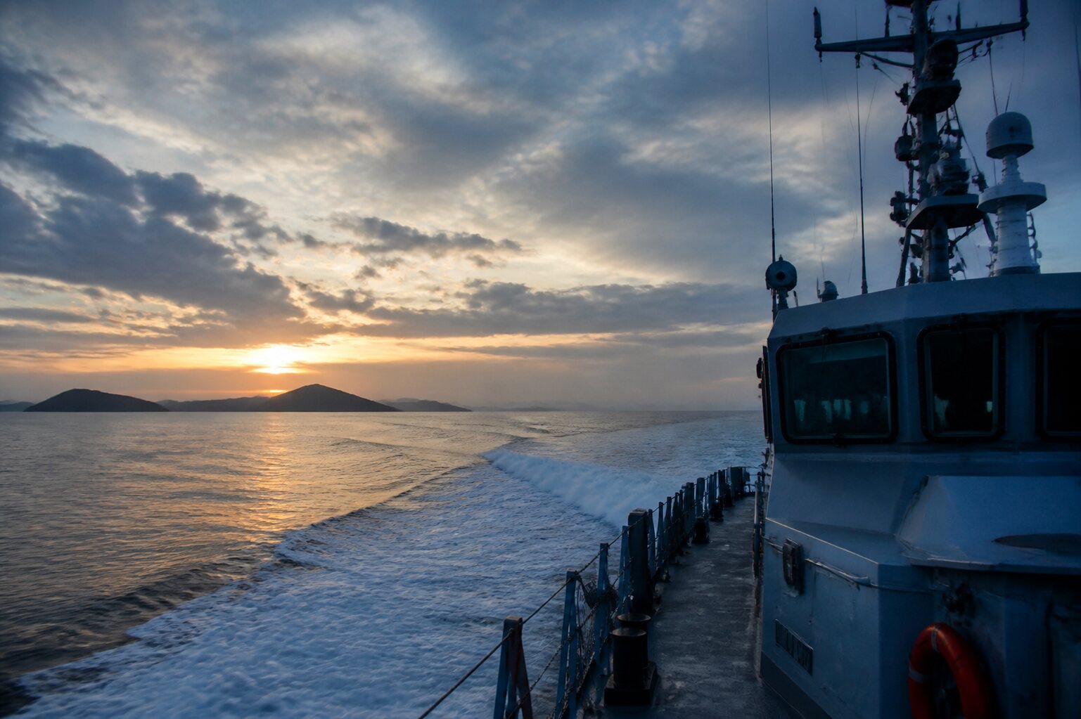 Operations: Chronology, ports and the western Pacific settings that shaped service.
