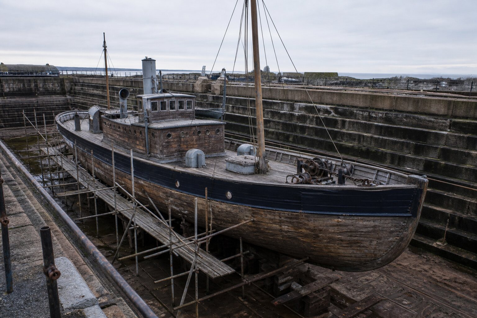 Ship history: A route through identity, designation, chronology and the material questions around a small Navy ship.